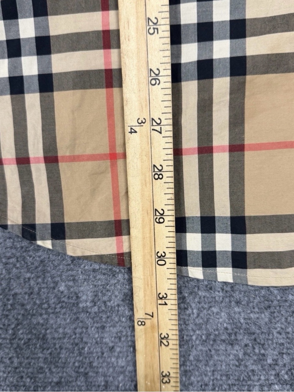 BURBERRY Buttoned Up Collared Shirt Check Large L - Picture 9 of 14